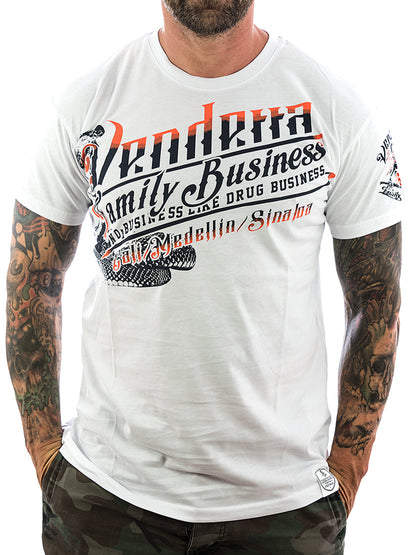 Vendetta Inc. Shirt Family Business 1070 weiß