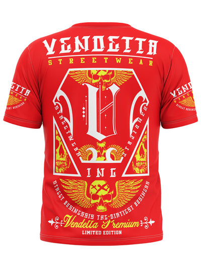 Vendetta Inc. Shirt Street Business 1114 rot