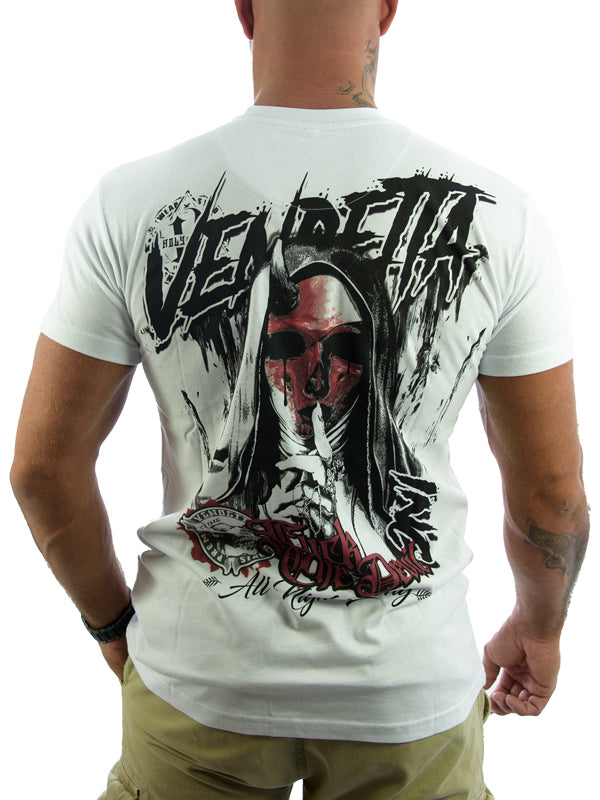 Vendetta Inc. Shirt The Devil 2  weiß 1177