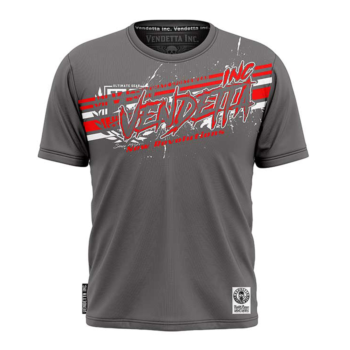 Vendetta Inc. Shirt Revolution grau