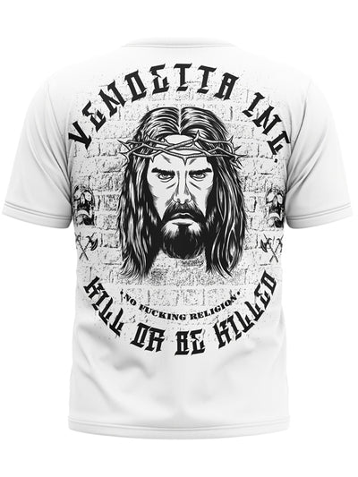 Vendetta Inc. Shirt Jesus weiß VD-1094