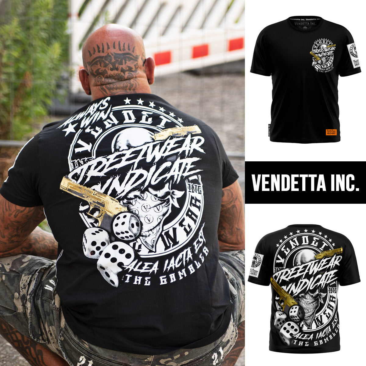 Vendetta Inc. Shirt Gambler schwarz 1187