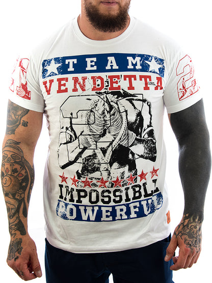 Vendetta Inc. Shirt Powerful weiß VD-1156