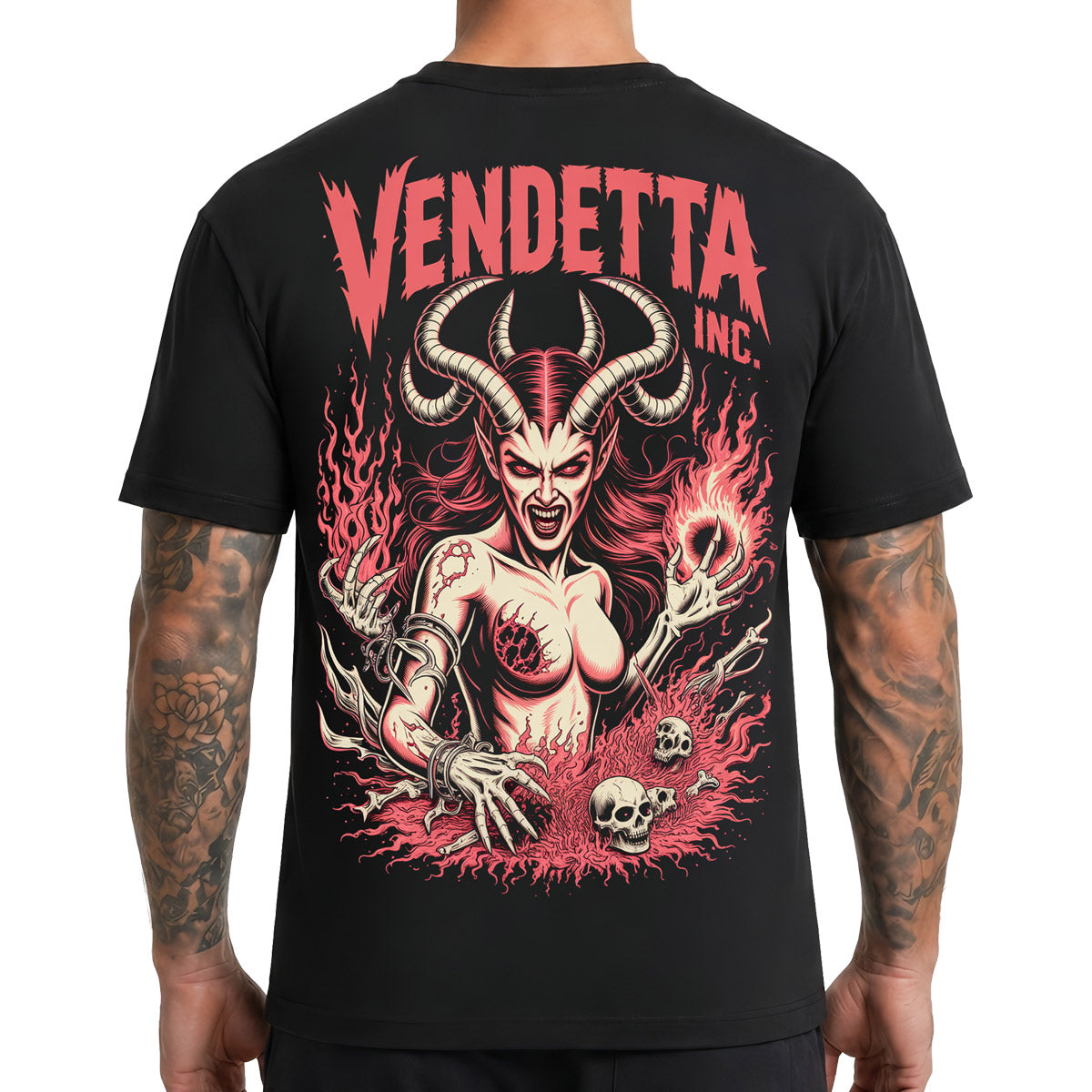 Vendetta Inc. Herren Shirt Hellbound Queen schwarz
