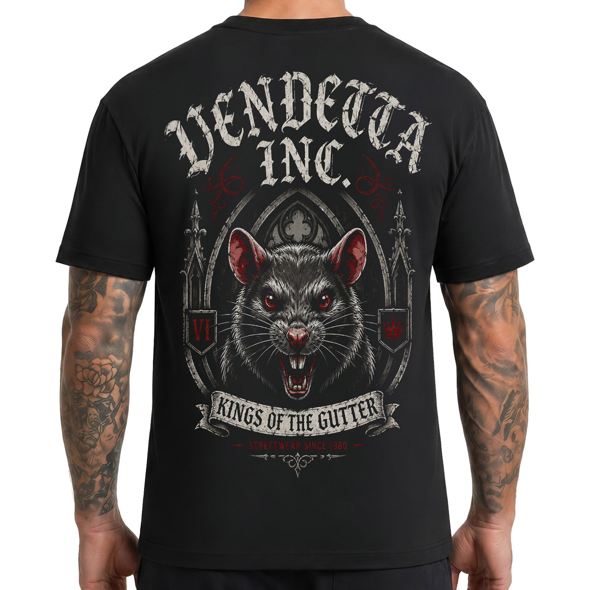 Vendetta Inc. Herren Shirt Kings of the Gutter schwarz