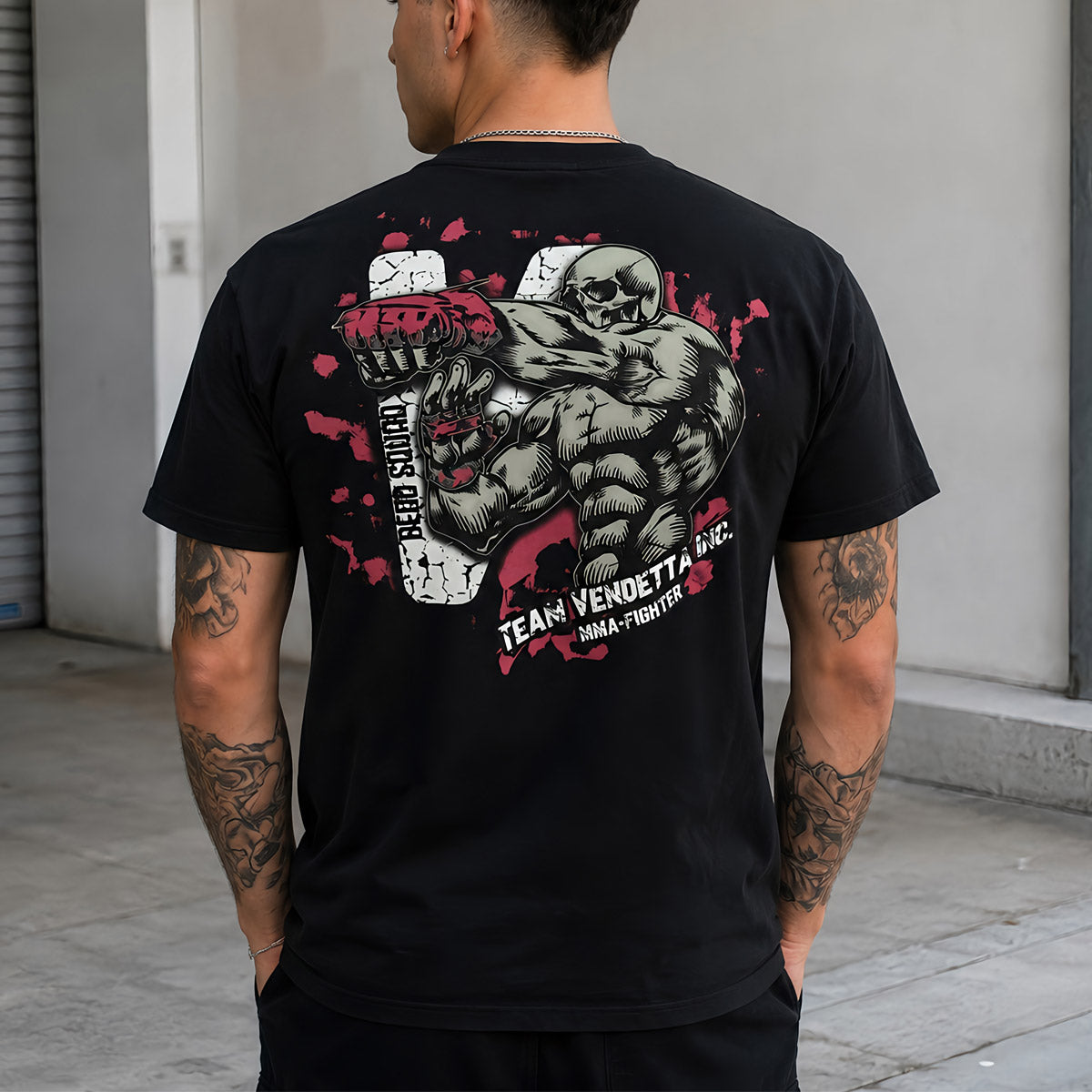 Vendetta Inc. Shirt Team MMA 1115 schwarz