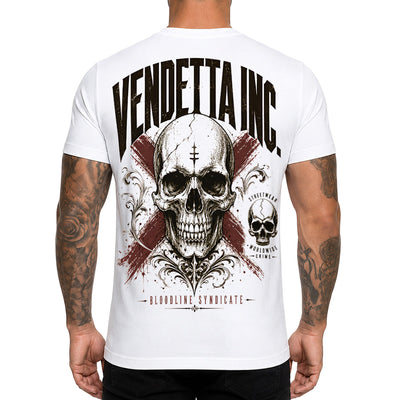Vendetta Inc. Shirt Skull Syndicate weiß