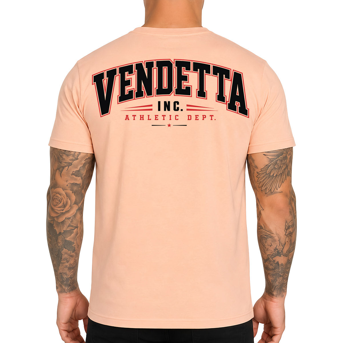 Vendetta Inc. Herren Shirt Athletic Dept. apricot