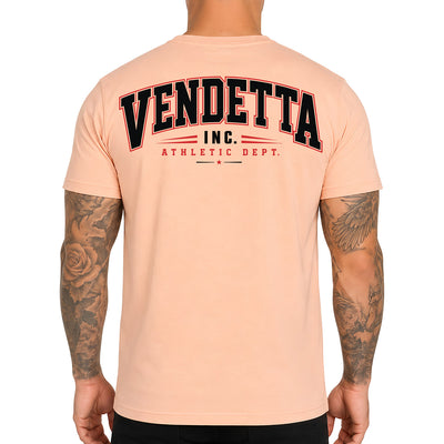Vendetta Inc. Herren Shirt Athletic Dept. apricot