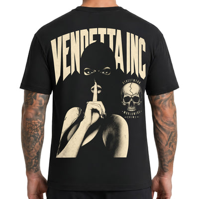 Vendetta Inc. Herren Shirt Crime Silence schwarz