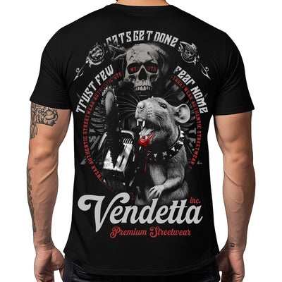 Vendetta Inc. Shirt Rats Get Done schwarz VD-1580