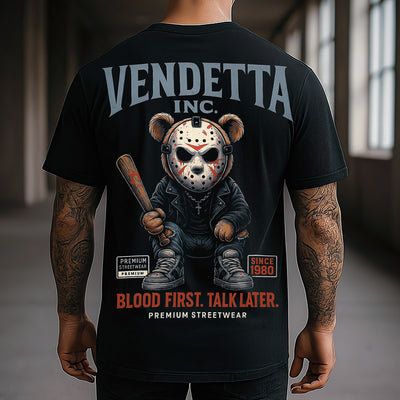 Vendetta Inc. Shirt Talk Later schwarz VD-1588