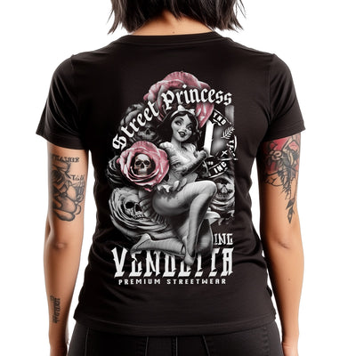 Vendetta Inc. Shirt Princess schwarz VD-0047