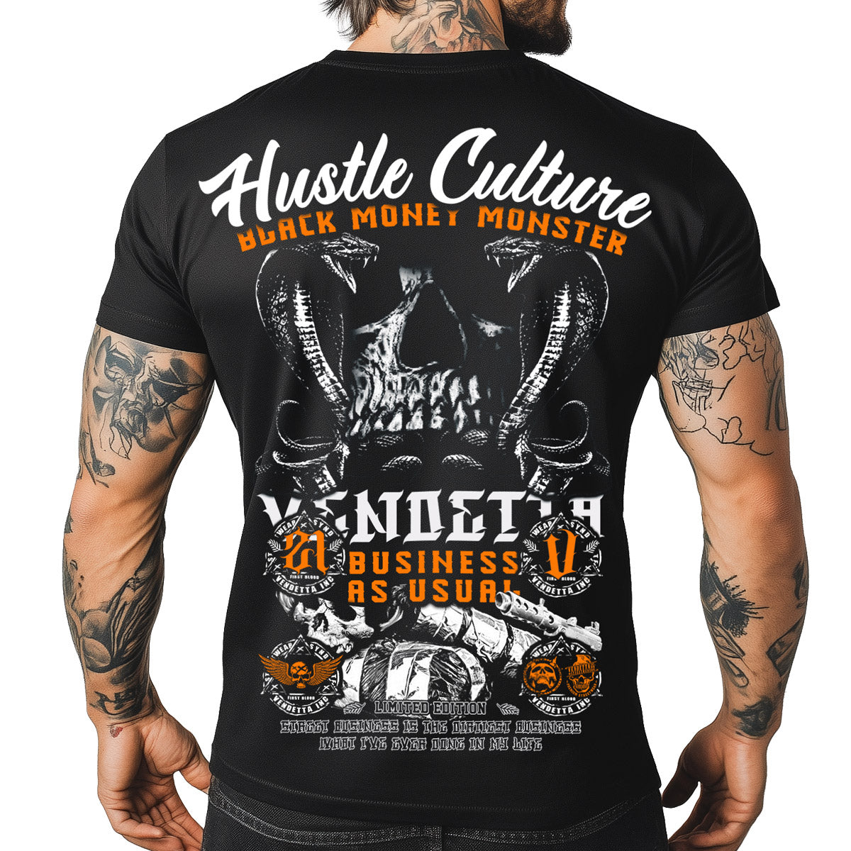 Vendetta Inc. Shirt Venom & Cash schwarz VD-1267