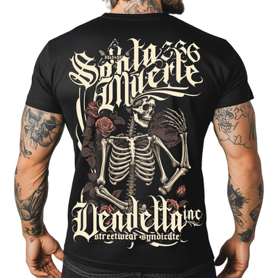 Vendetta Inc. Shirt Skull Saints schwarz VD-1289