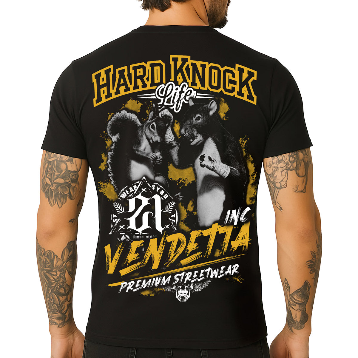 Vendetta Inc. Shirt Hard Knock Life schwarz VD-1595