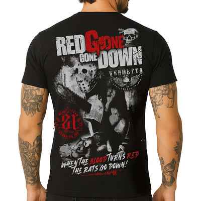Vendetta Inc. Shirt Red Gone Down schwarz VD-1596