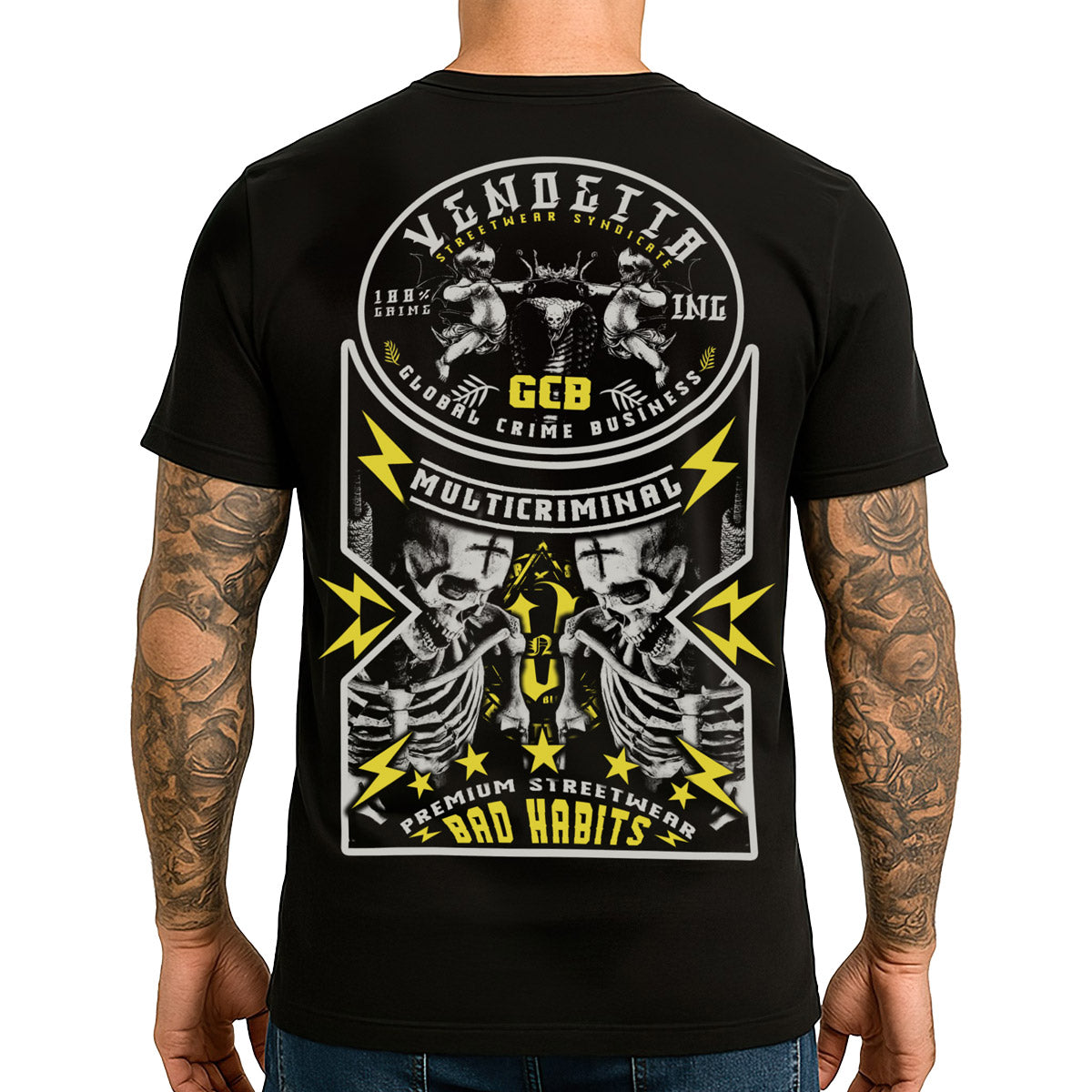 Vendetta Inc. Shirt Dark Pulse schwarz VD-1605
