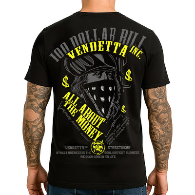 Vendetta Inc. Shirt All About the Money schwarz VD-1618