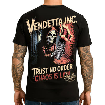 Vendetta Inc. Shirt Chaos Law schwarz VD-1631