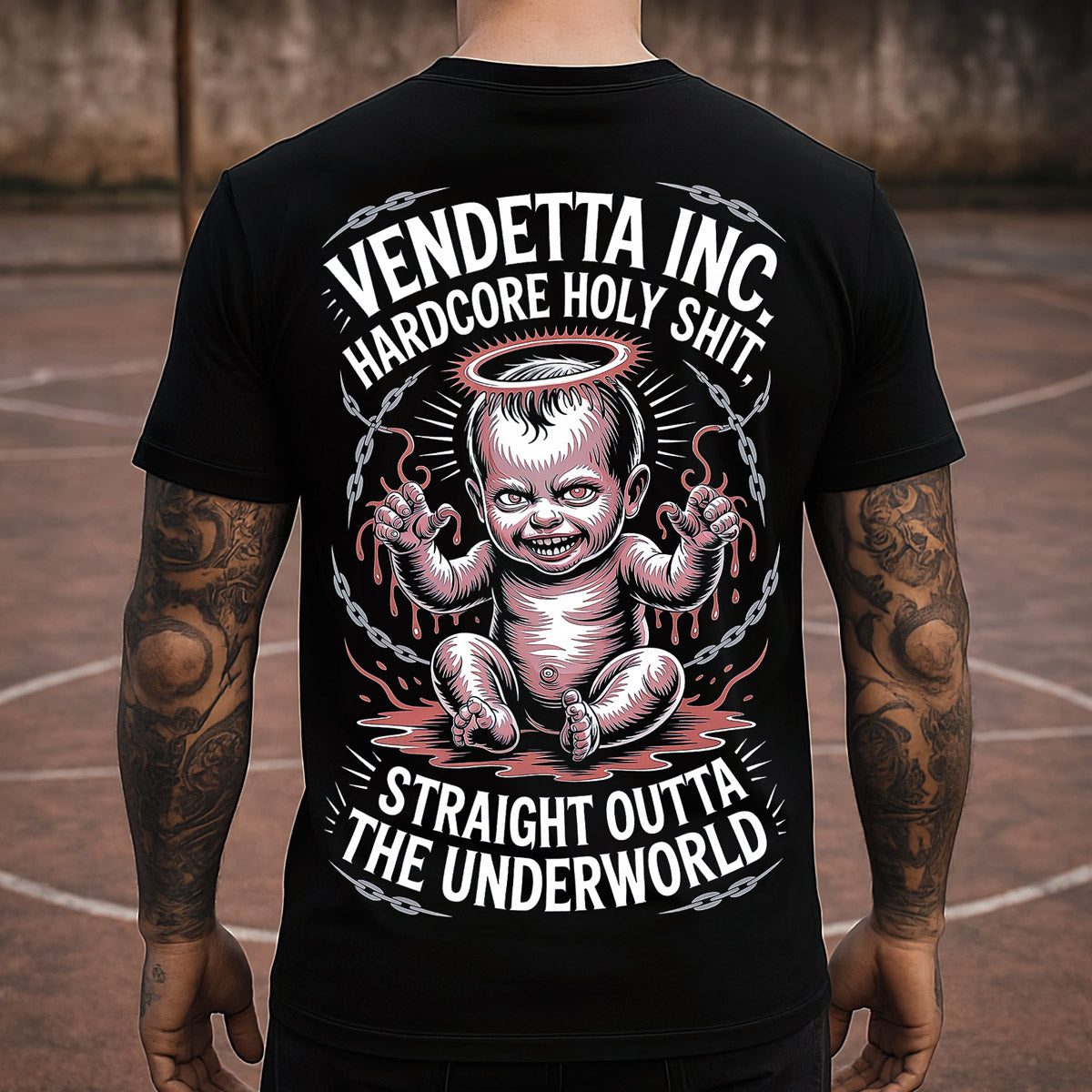 Vendetta Inc. Underworld Baby Shirt schwarz VD-1636