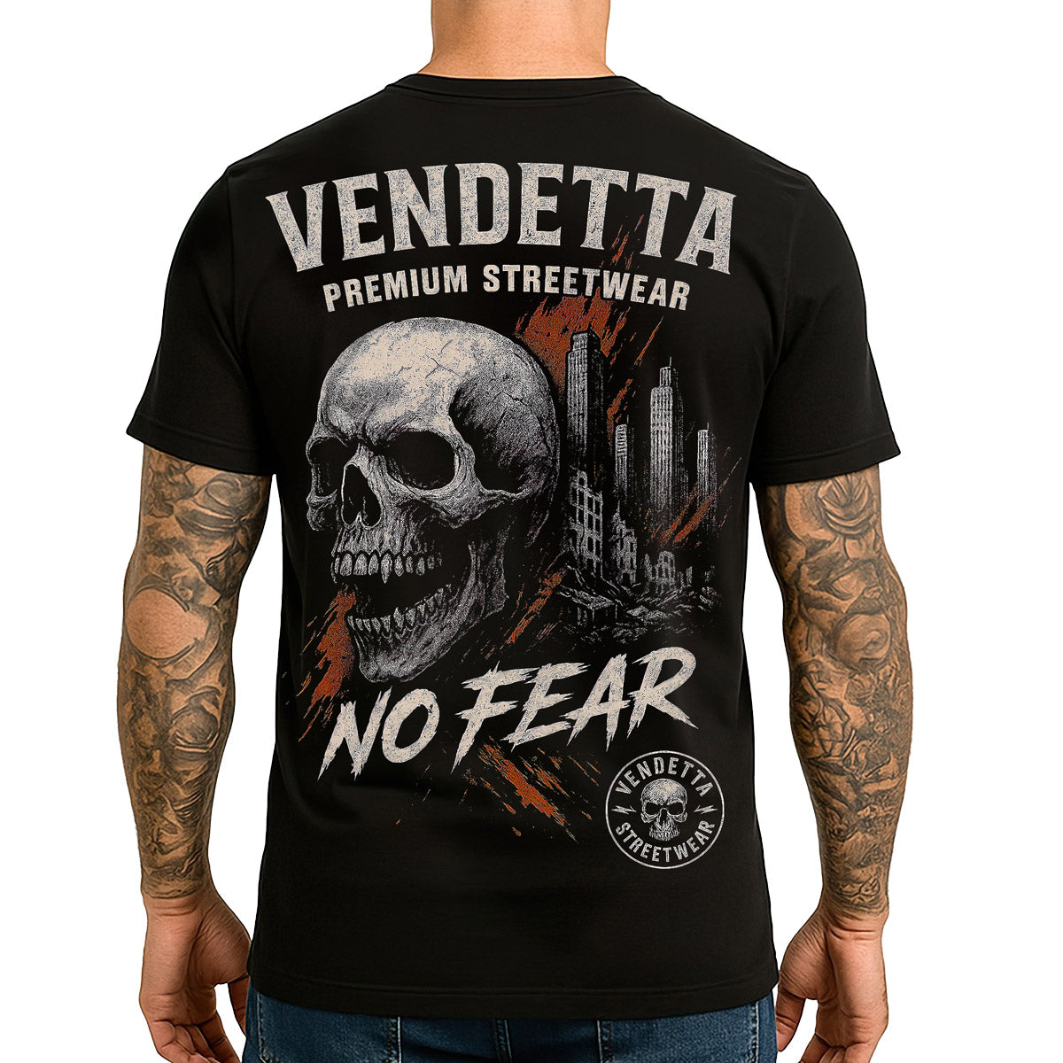 Vendetta Inc. Skull City schwarz VD-1638