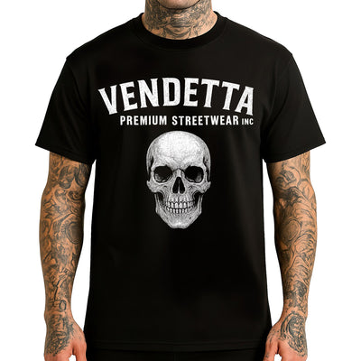Vendetta Inc. Premium Skull schwarz VD-1649