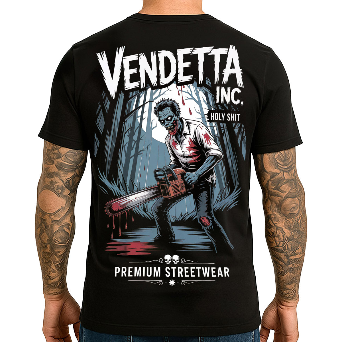Vendetta Inc. Shirt Chainsaw Trouble schwarz VD-1641