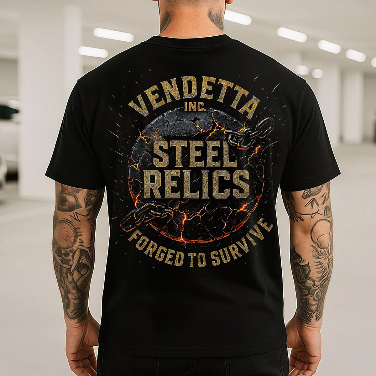Vendetta Inc. Shirt Steel Relics 2.0 schwarz VD-1654