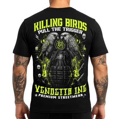 Vendetta Inc. Shirt Killing Birds schwarz VD-1661