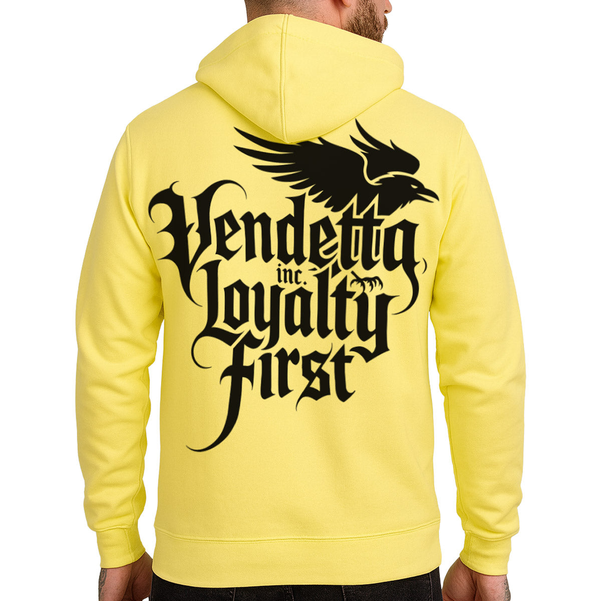 Vendetta Inc. Hoodie Loyalty First gelb VD-4092