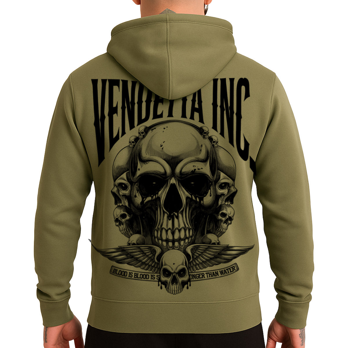Vendetta Inc. Hoodie Skull Empire oilve