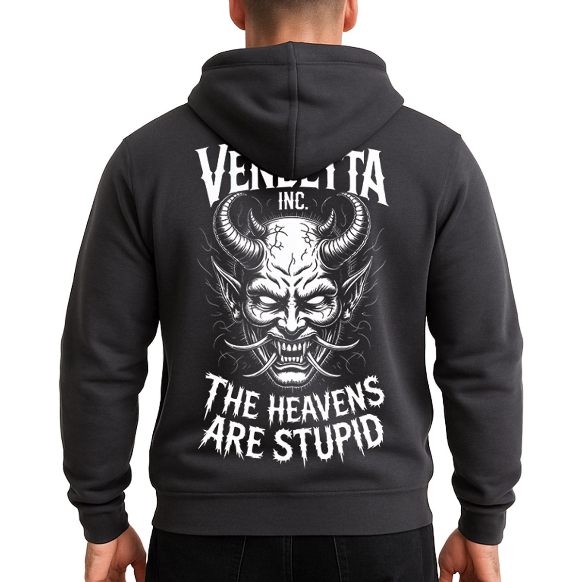 Vendetta Inc. Kapuzensweater Stupid anthrazit