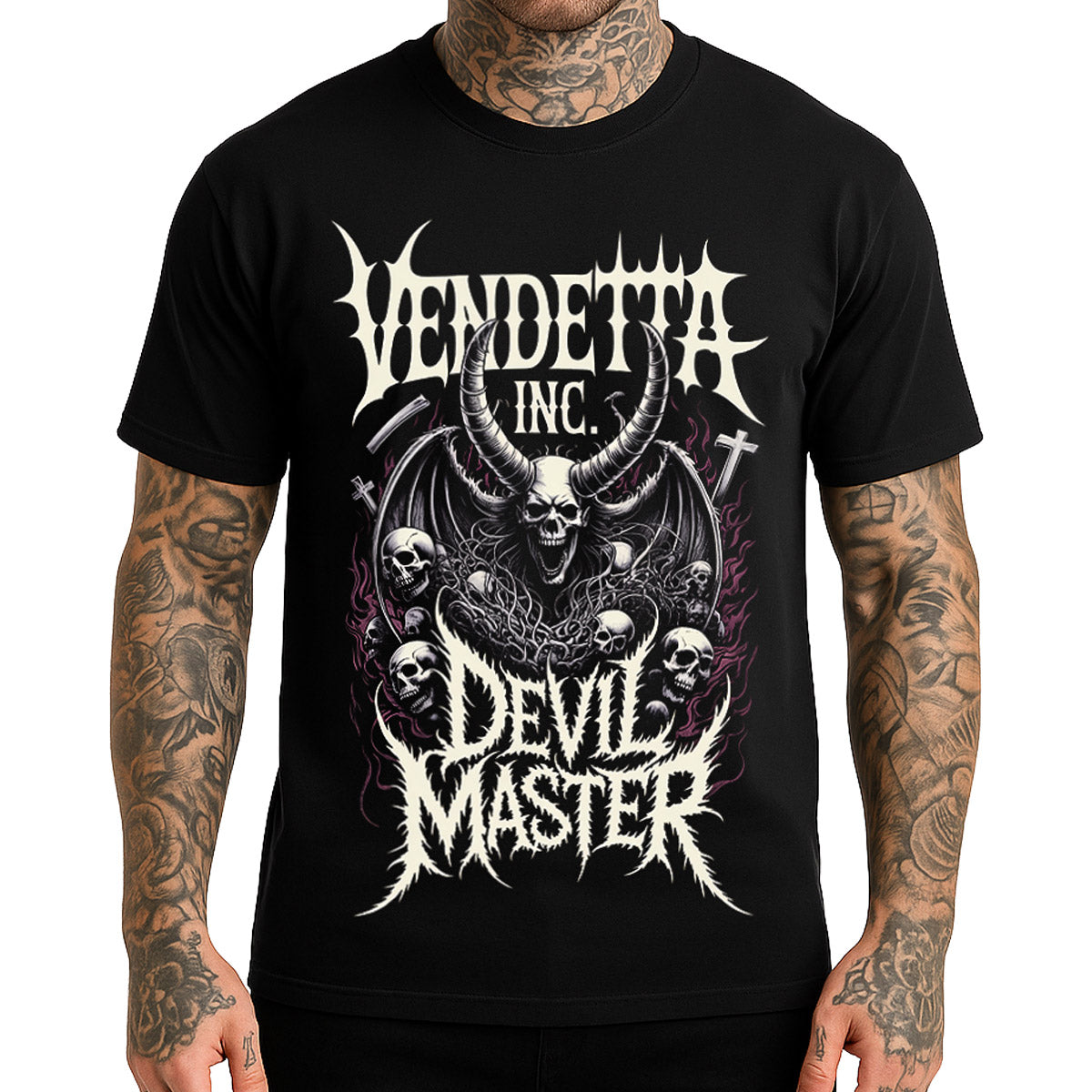 Vendetta Inc. Shirt Devil Master schwarz