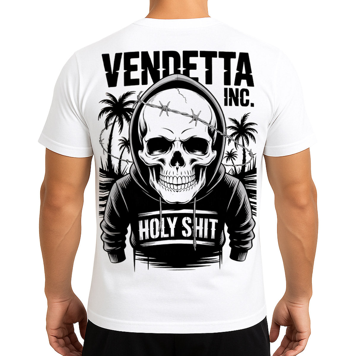 Vendetta Inc. Shirt Skull Island weiß