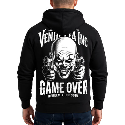 Vendetta Inc. Hoodie Game Over schwarz