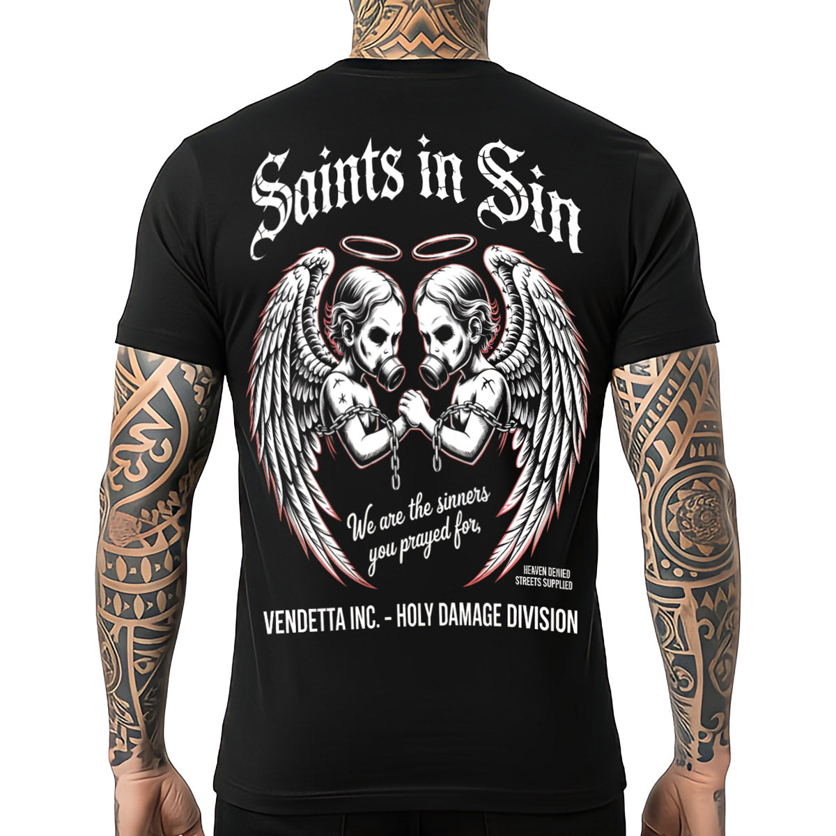 Vendetta Inc. Shirt Saints in Sin schwarz