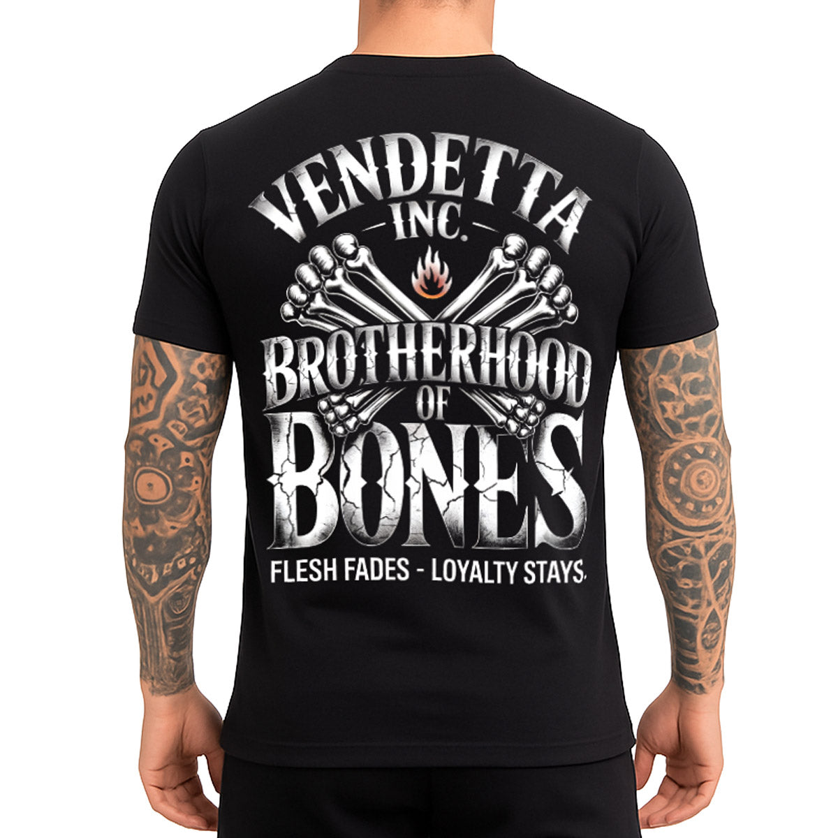 Vendetta Inc. Shirt Brotherhood of Bones schwarz