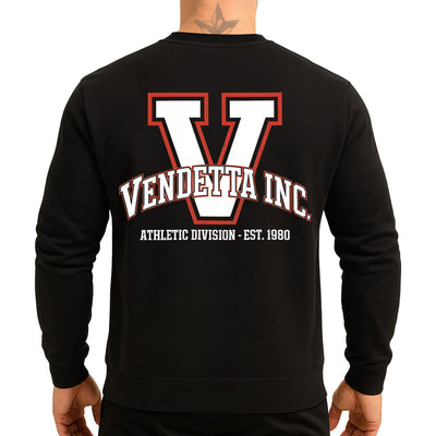 Vendetta Inc. Sweatshirt V Athletic schwarz