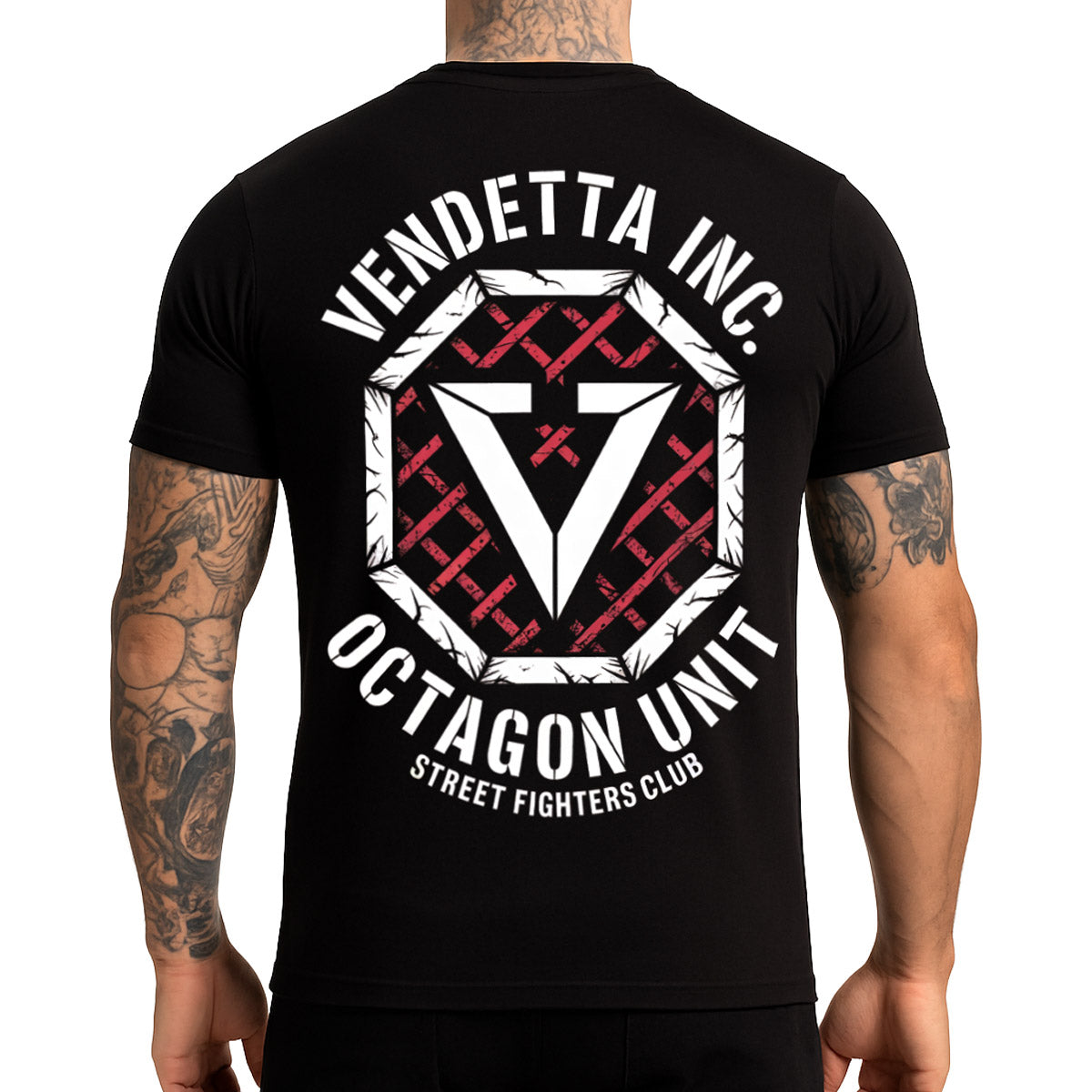 Vendetta Inc. Shirt Octagon Fighters schwarz