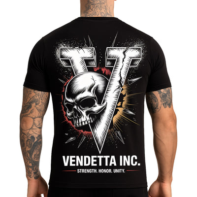 Vendetta Inc. Shirt V Skull Core schwarz