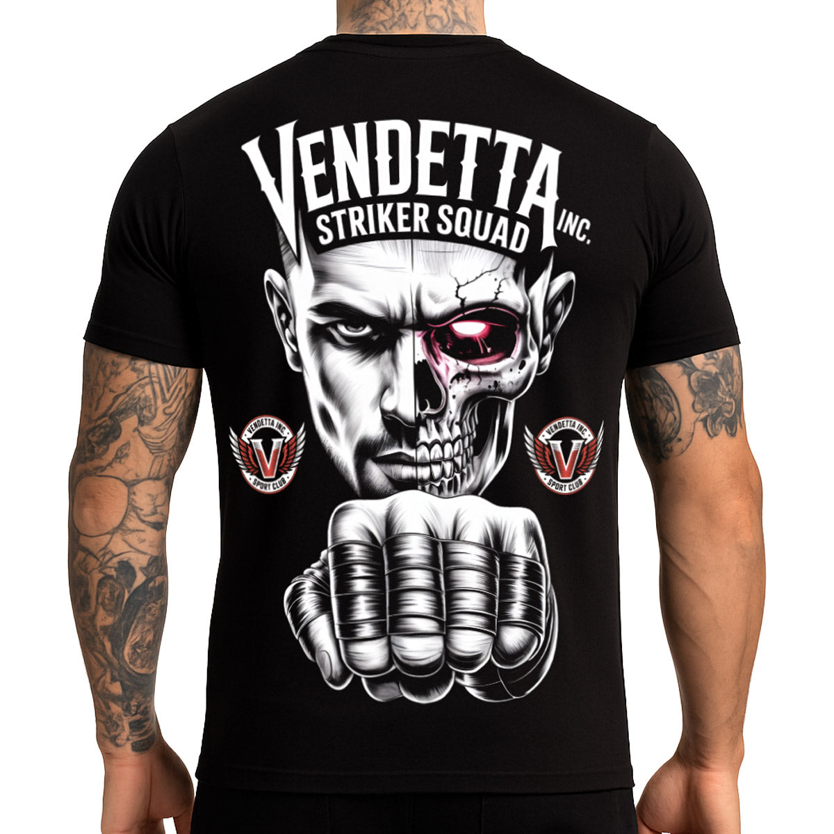 Vendetta Inc. Shirt Fight Squad Skull schwarz