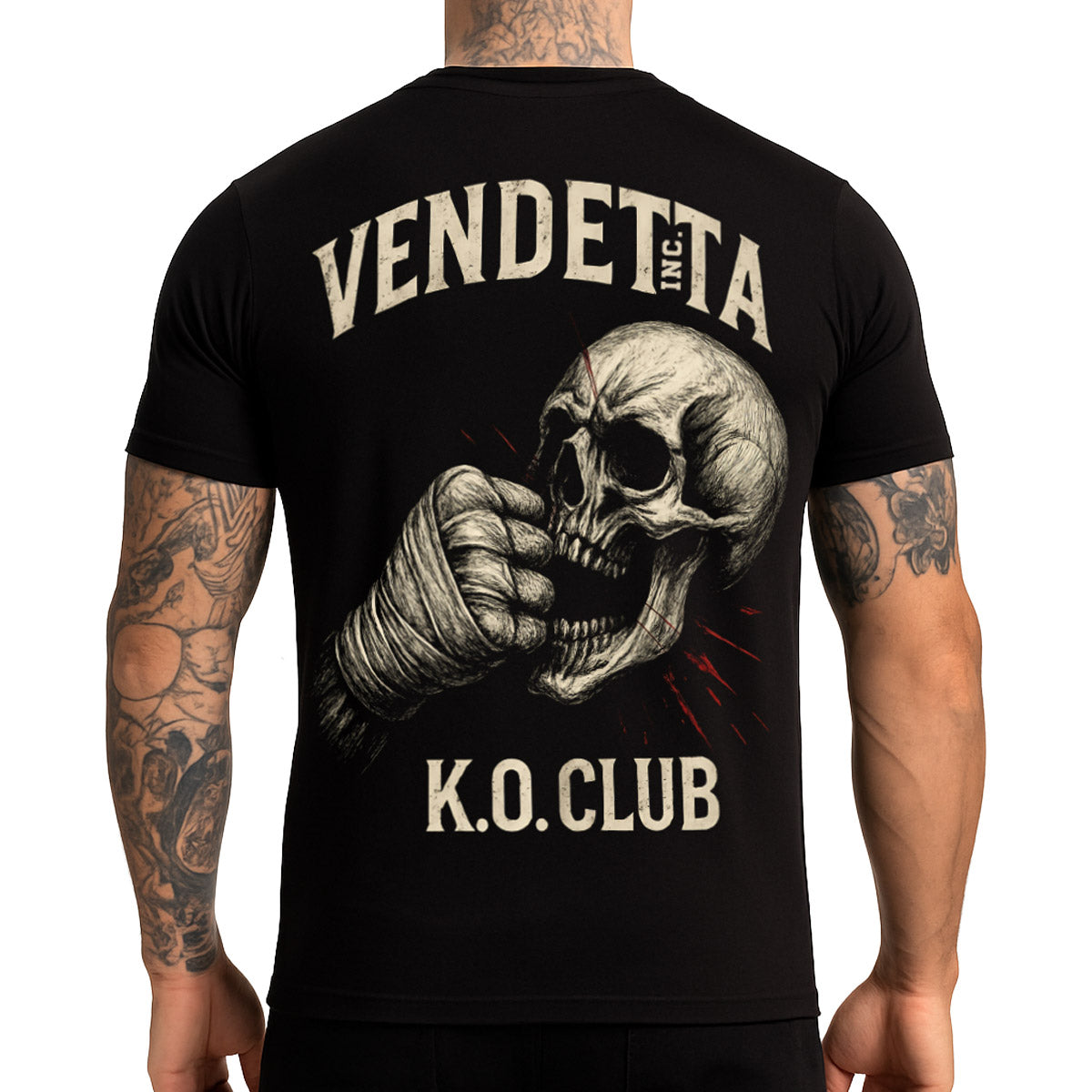 Vendetta Inc. Shirt K.O. Skull Club schwarz