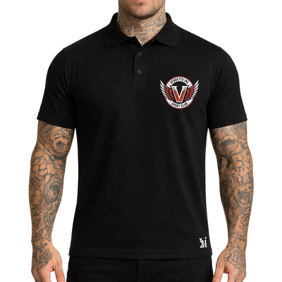 Vendetta Inc. Polo Shirt V Sport Club schwarz