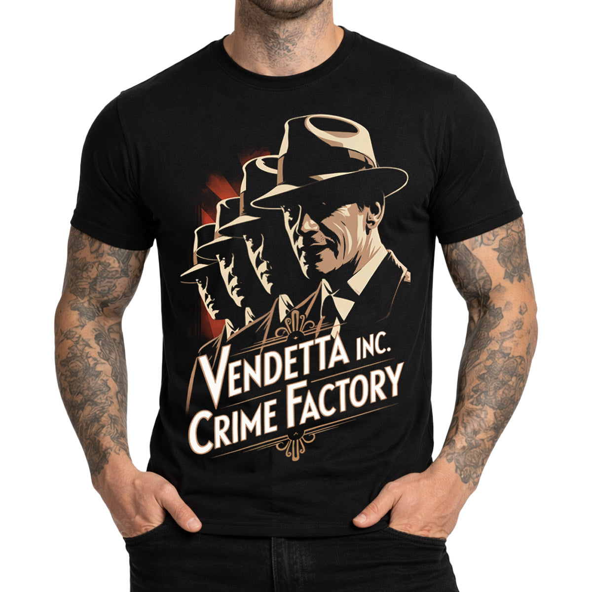 Vendetta Inc. Shirt Crime Factory schwarz