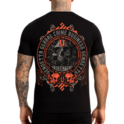 Vendetta Inc. Shirt Global Crime Emblem schwarz