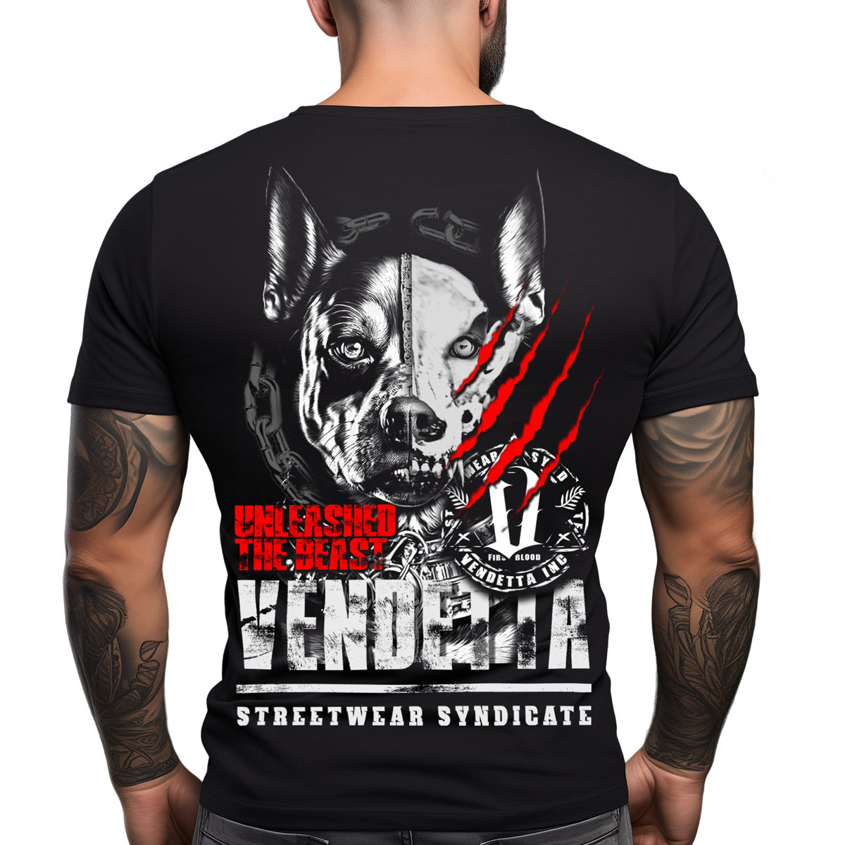Vendetta Inc. Shirt schwarz Beast VD-1254