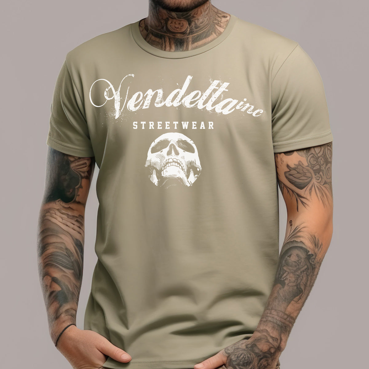 Vendetta Inc. Shirt Logo Patch 1182 khaki