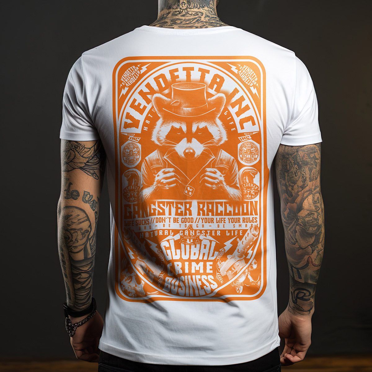 Vendetta Inc. Shirt Life Sucks weiß VD-1293