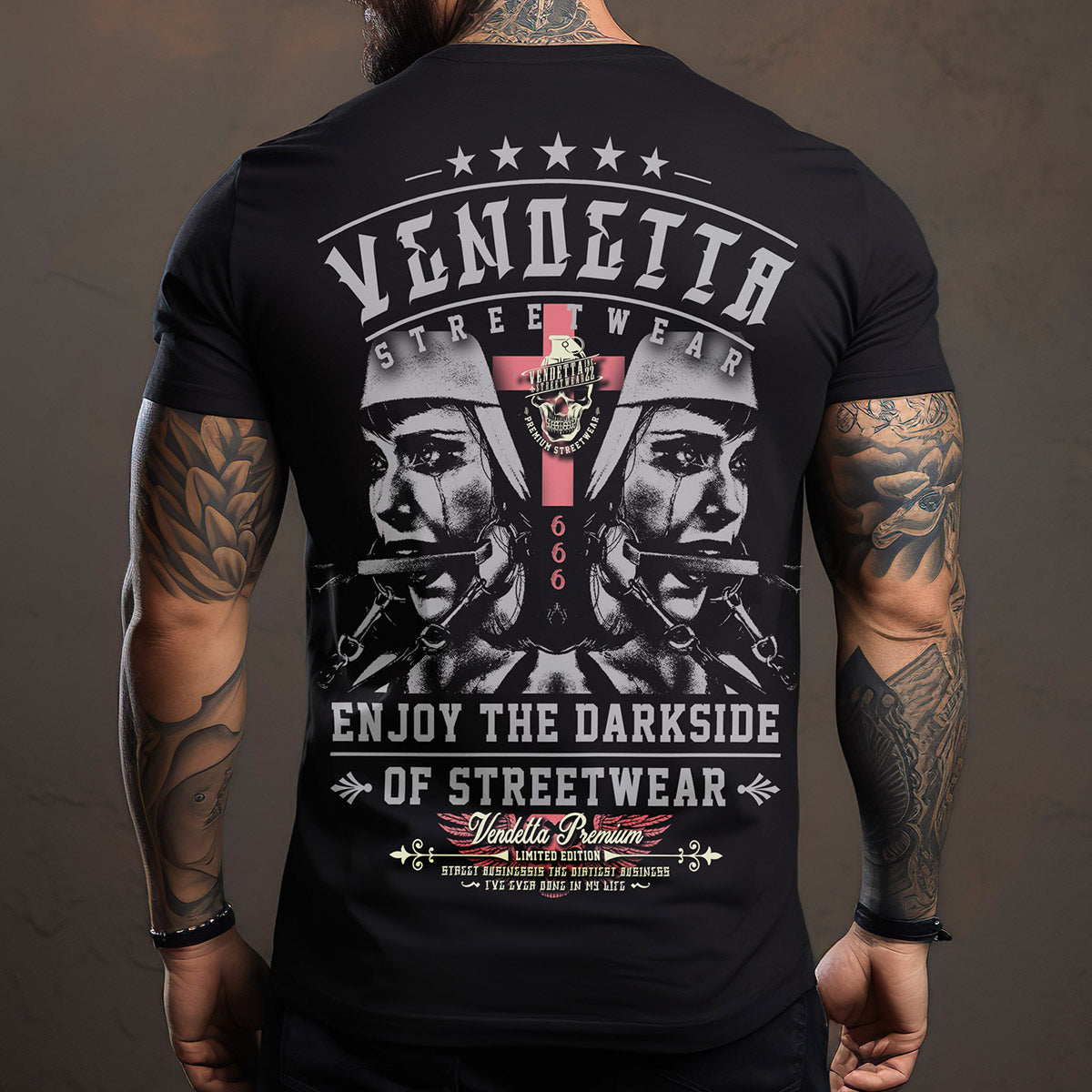 Vendetta Inc. Shirt Darkside schwarz 1218